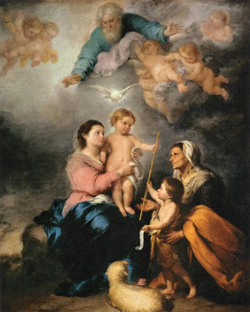 Den heliga familjen - Bartolomé Esteban Murillo