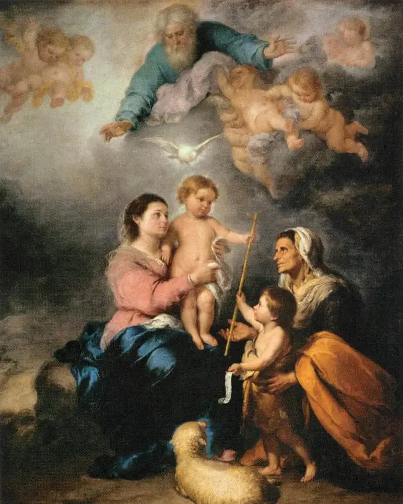Den heliga familjen - Bartolomé Esteban Murillo