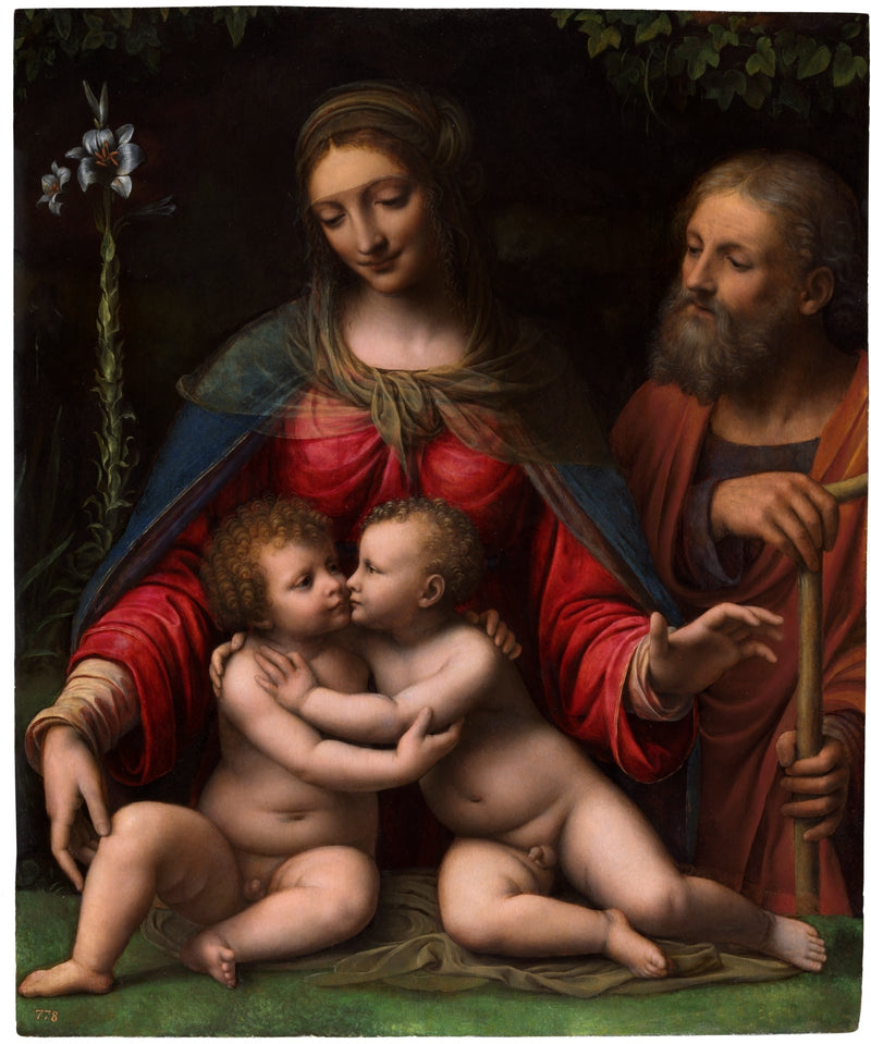 Den heliga familjen - Bernardino Luini
