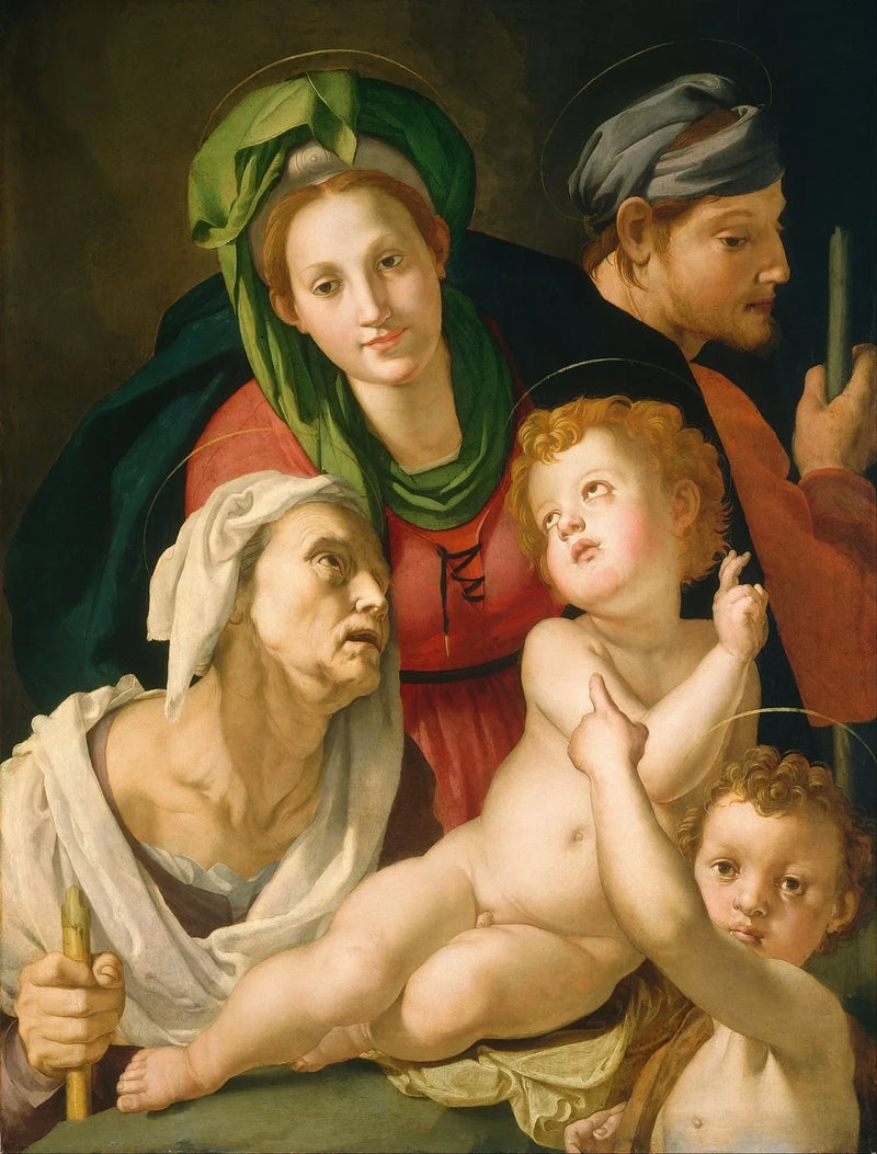 Den heliga familjen - Bronzino
