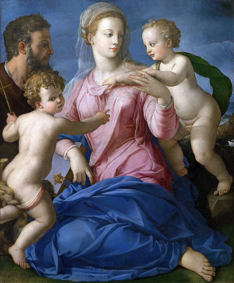 Den heliga familjen - Bronzino