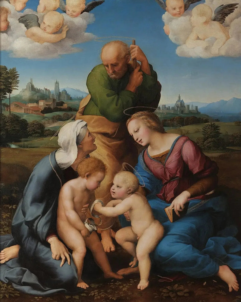 Den heliga familjen Canigiani - Raphael Sanzio