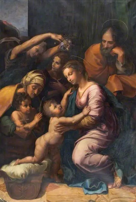 Den heliga familjen av François Ier - Raphael Sanzio