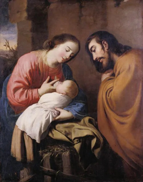 Den heliga familjen - Francisco de Zurbarán