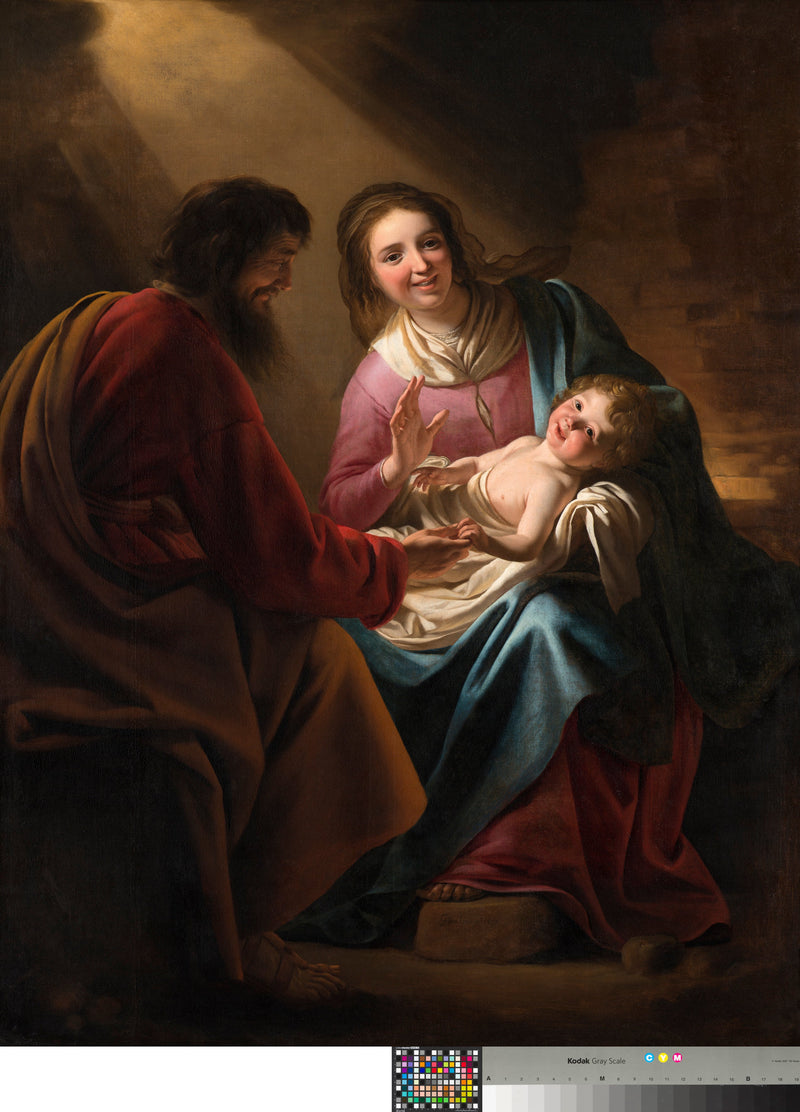 Den heliga familjen - Gerrit van Honthorst