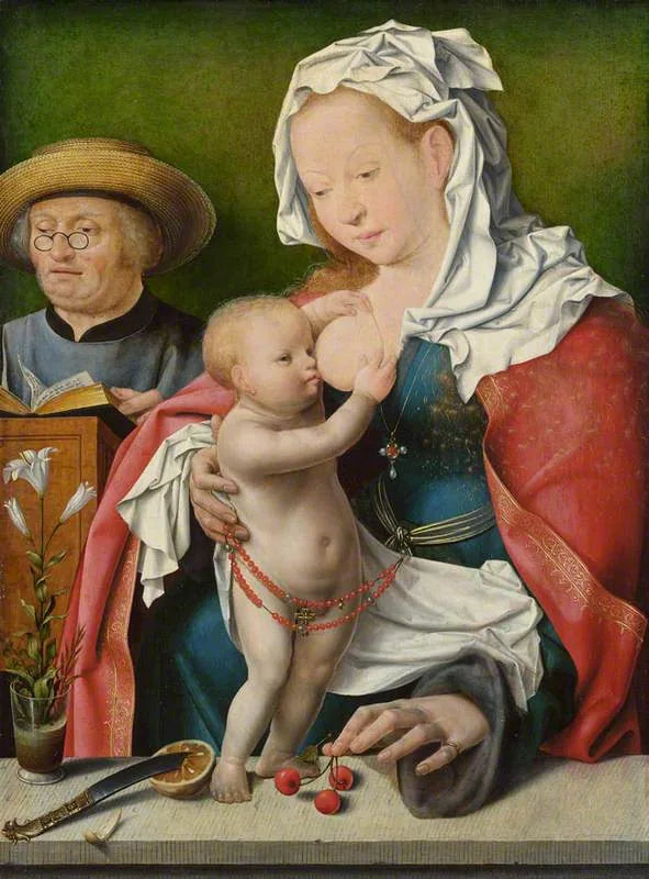 Den heliga familjen - Joos van Cleve