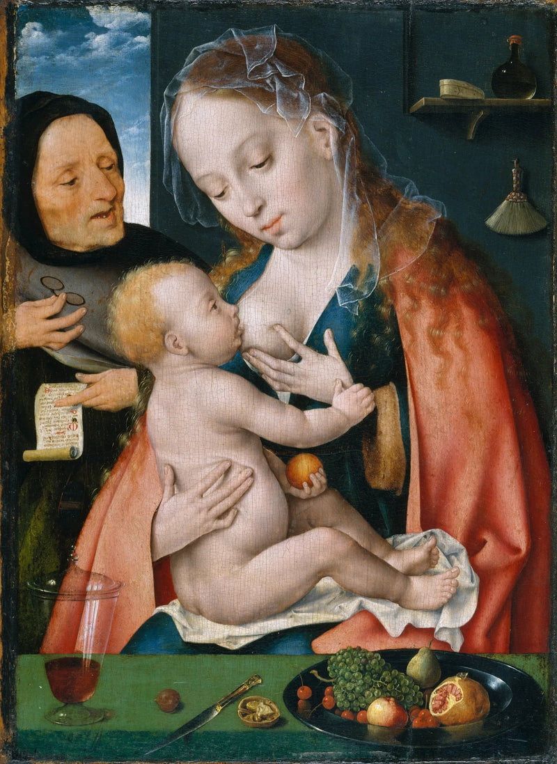 Den heliga familjen - Joos van Cleve