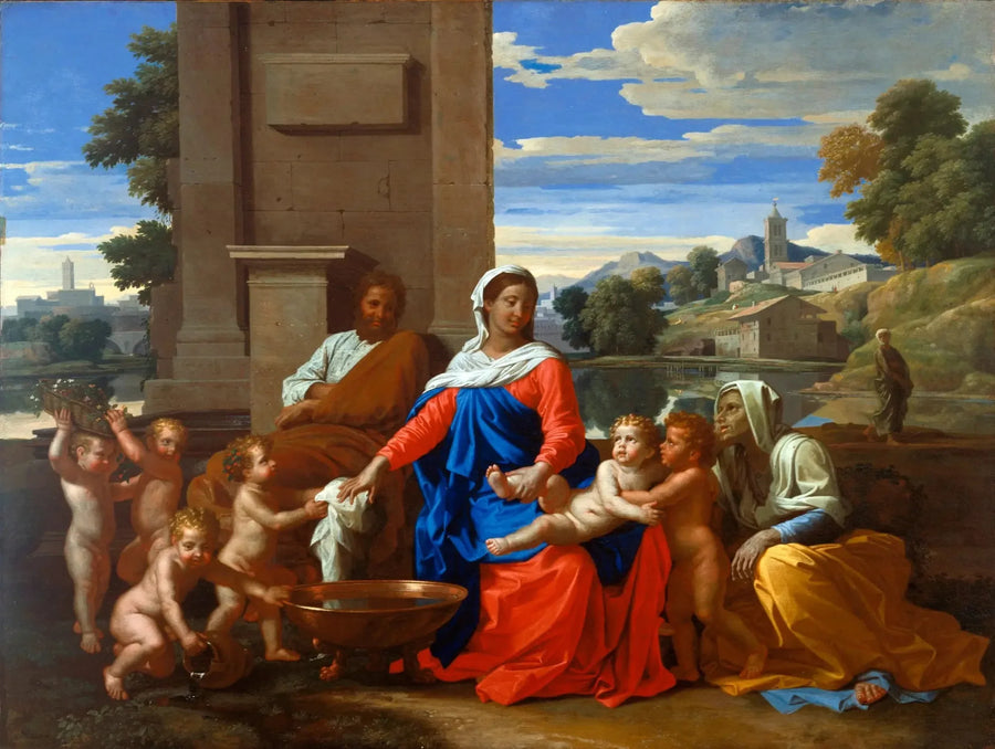 Den heliga familjen - Nicolas Poussin