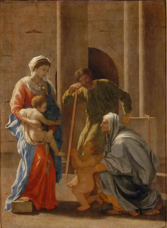 Den heliga familjen - Nicolas Poussin