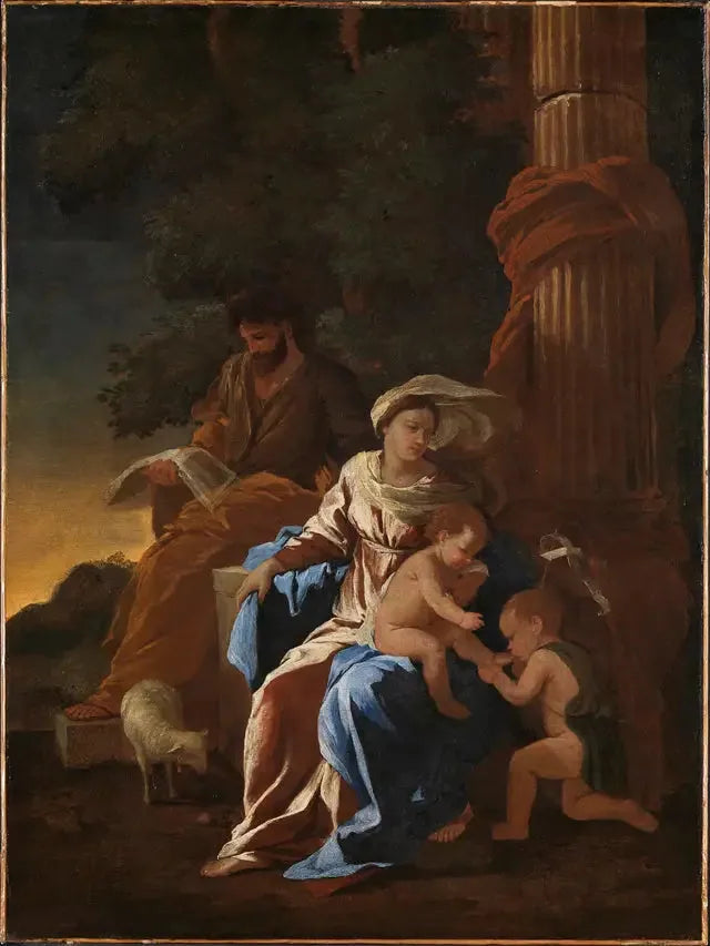 Den heliga familjen - Nicolas Poussin