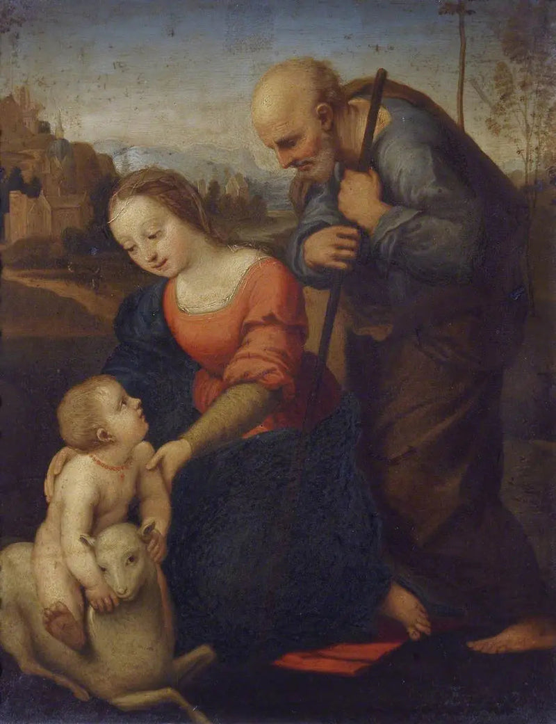 Den heliga familjen - Raphael Sanzio