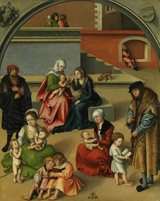 Den heliga släkten - Lucas Cranach den äldre