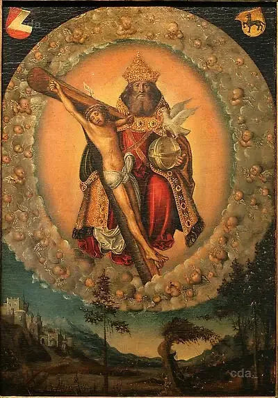 Den Heliga Treenigheten - Lucas Cranach den äldre