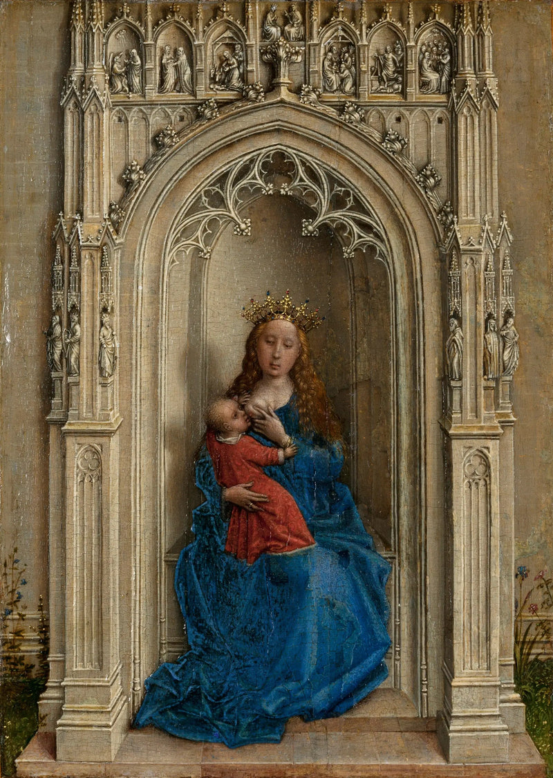 Den heliga jungfrun med barnet Jesus. - Rogier van der Weyden