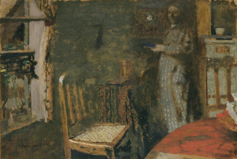 Matrummet, Batignollesgatan - Édouard Vuillard