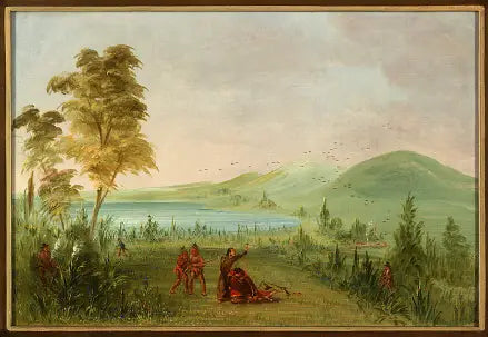 La Salle mördad av Duhaut. 19 maj 1686 - George Catlin