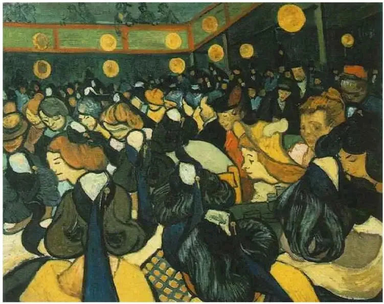 Danssalongen i Arles - Vincent van Gogh