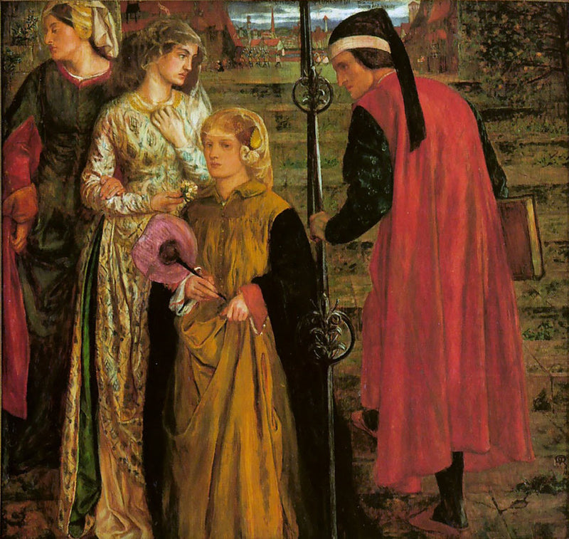 Béatrices hälsning - Dante Gabriel Rossetti
