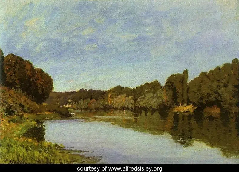 La Seine i Bougival - Alfred Sisley