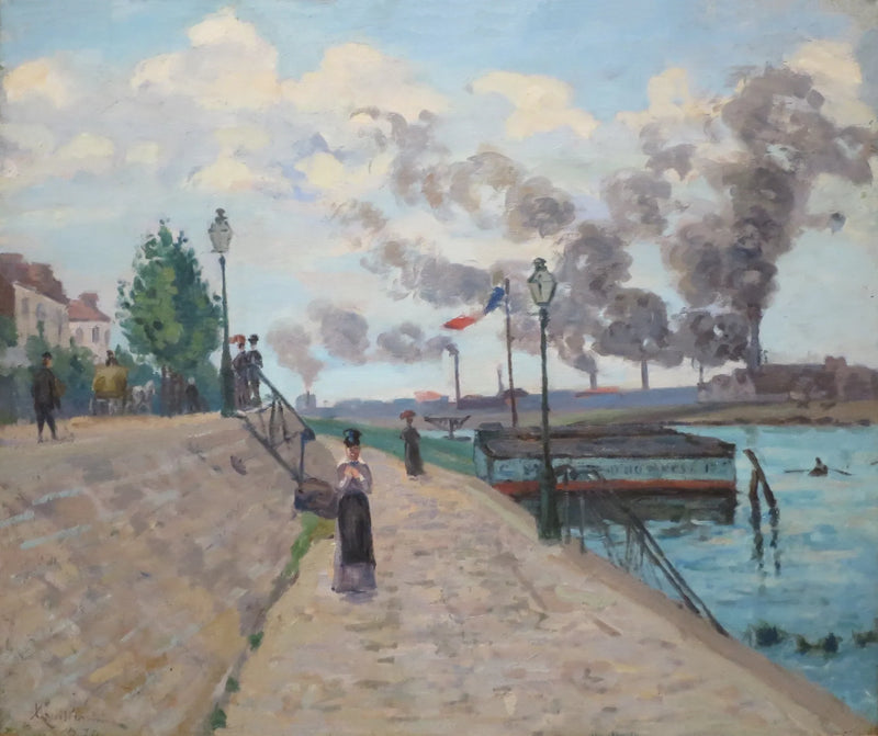 Seinen i Charenton - Armand Guillaumin