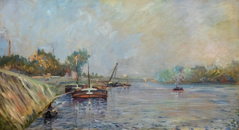 La Seine i Courbevoie - Paul Signac
