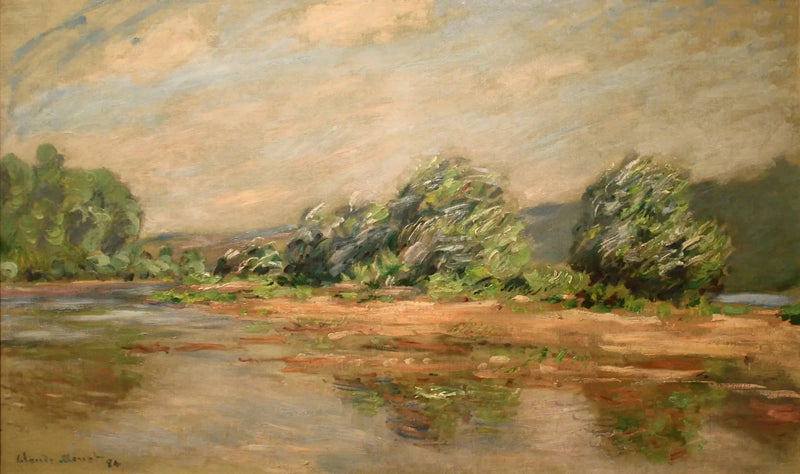 Seine vid Port-Villez - Claude Monet