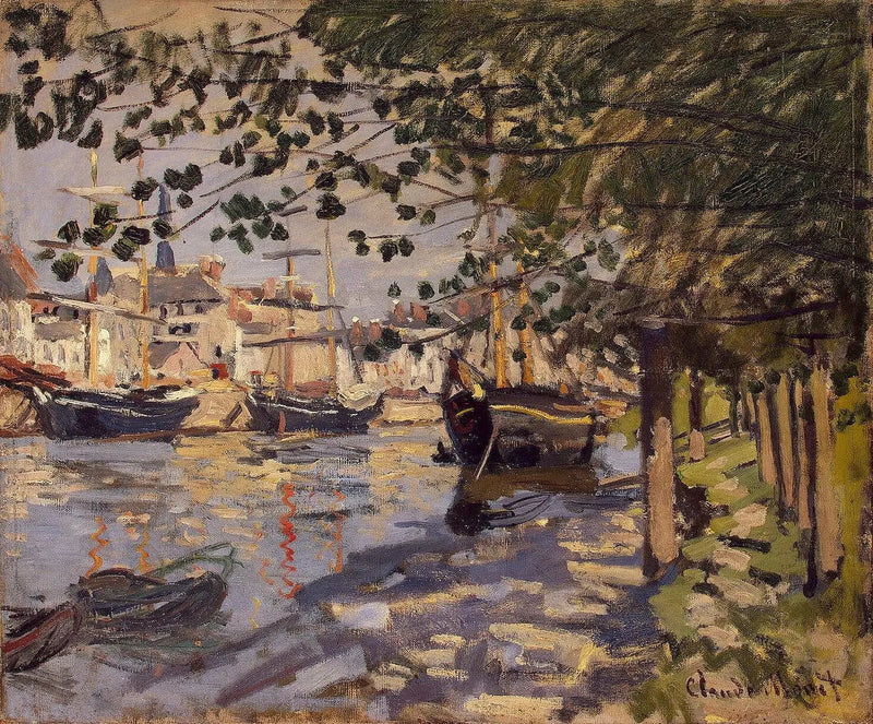 Seine i Rouen - Claude Monet