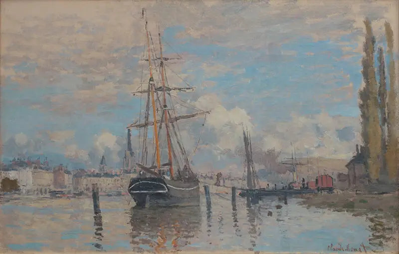 Seine i Rouen - Claude Monet