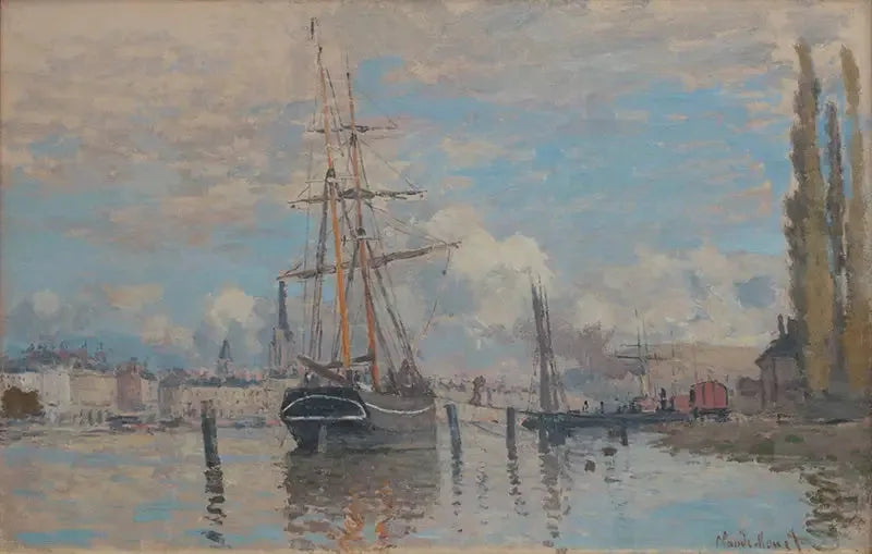 Seine i Rouen - Claude Monet