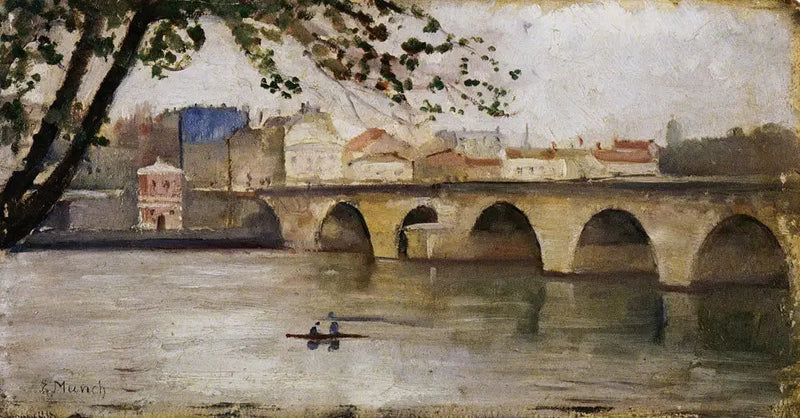 La Seine vid Saint-Cloud - Edvard Munch