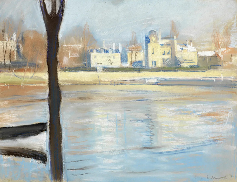 La Seine vid Saint-Cloud - Edvard Munch