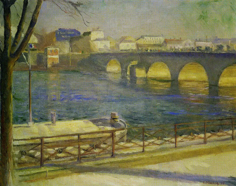 La Seine vid Saint-Cloud - Edvard Munch