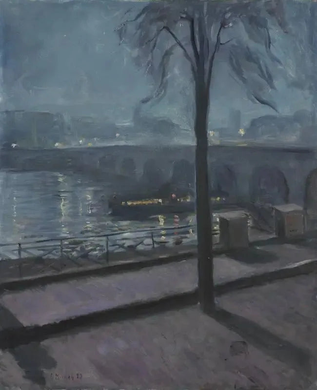 La Seine vid Saint-Cloud - Edvard Munch