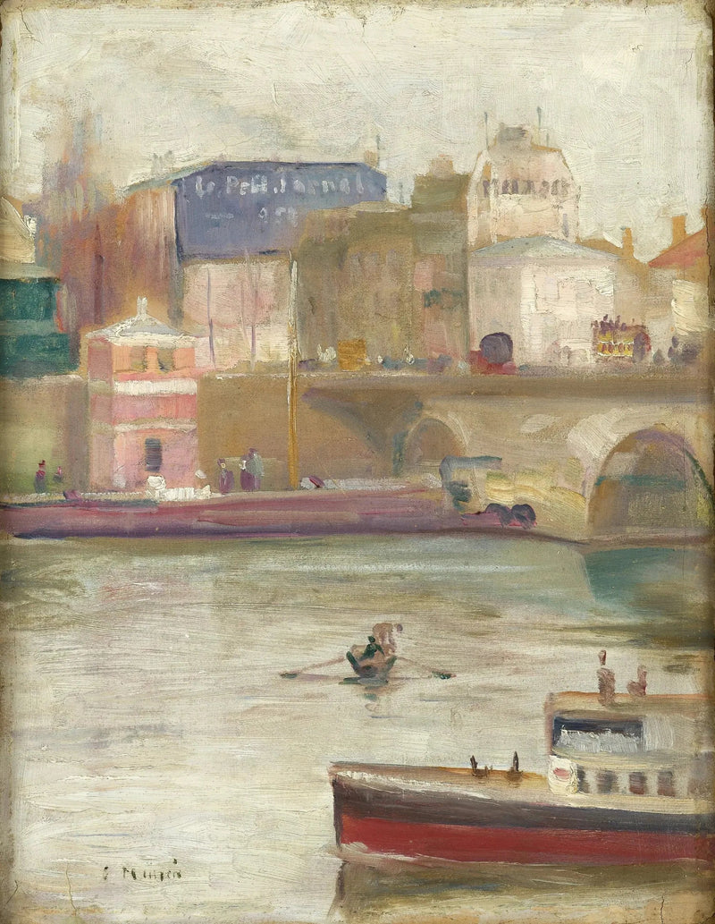 La Seine vid Saint-Cloud - Edvard Munch