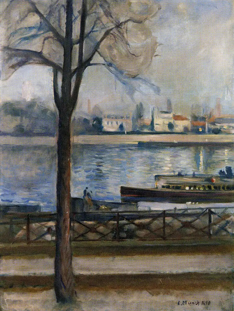 La Seine vid Saint-Cloud - Edvard Munch