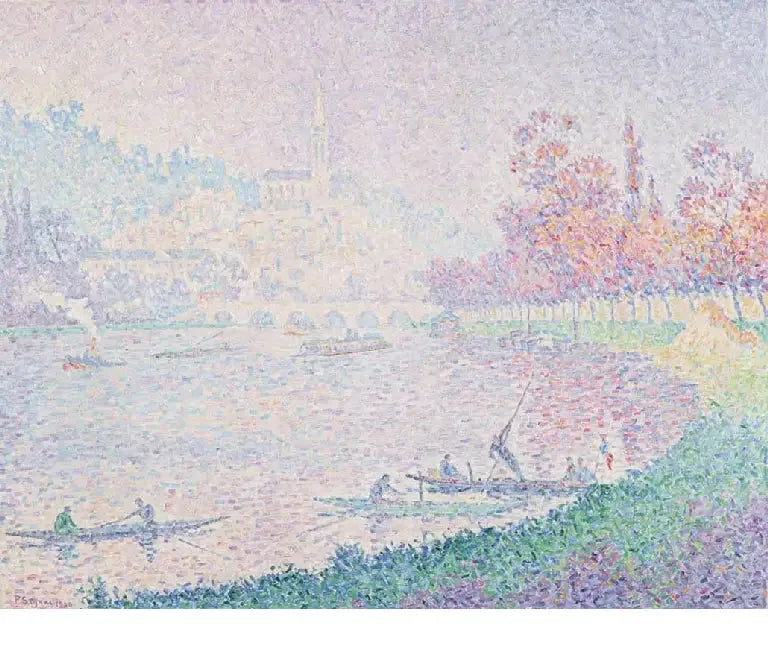 La Seine vid Saint-Cloud - Paul Signac