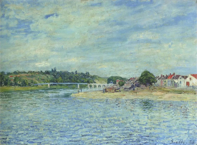 La Seine i Saint-Mammès - Alfred Sisley