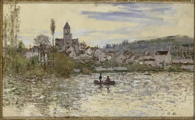 Seine i Vetheuil - Claude Monet