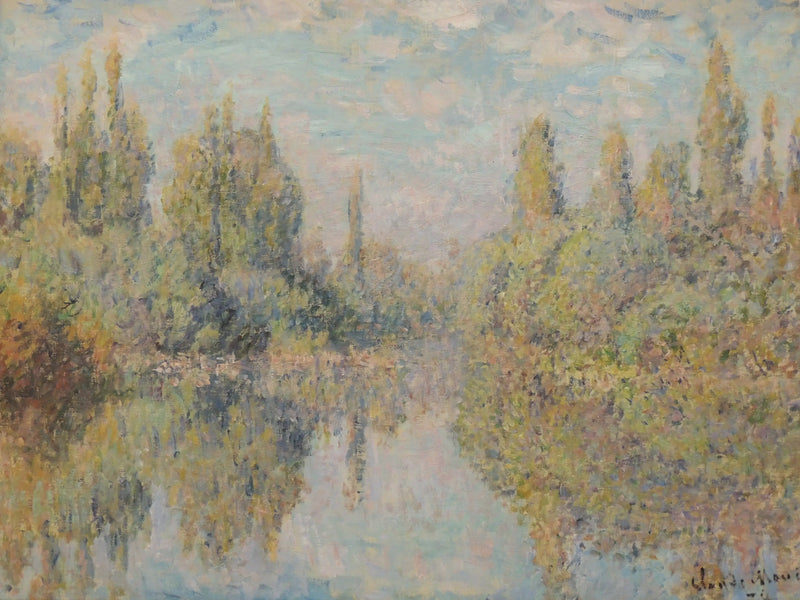 Seine i Vetheuil - Claude Monet