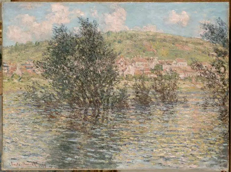 Seine i Vétheuil, solens effekt efter regnet - Claude Monet