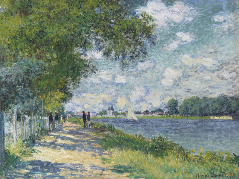 Seine på Argenteuil W373 - Claude Monet