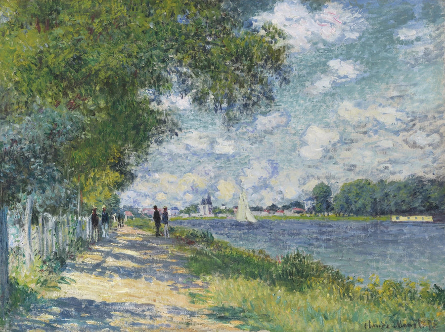 Seine på Argenteuil W373 - Claude Monet