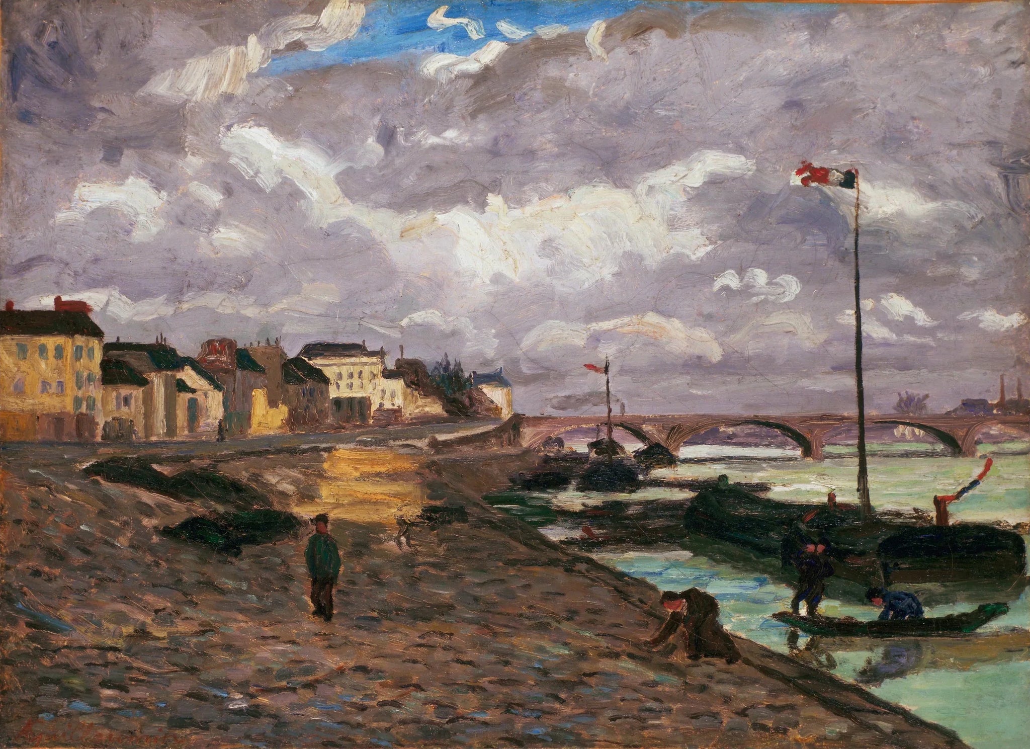 La Seine - Armand Guillaumin image 1 tableau peint à l’huile sur toile