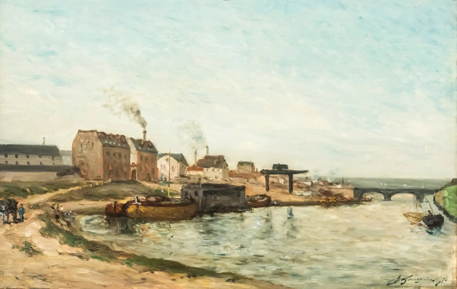 Seine vid Grenellebron - Paul Gauguin