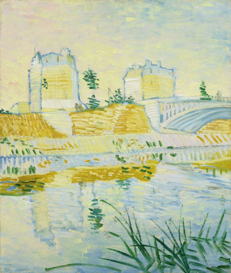 Seine med Pont de Clichy - Vincent van Gogh