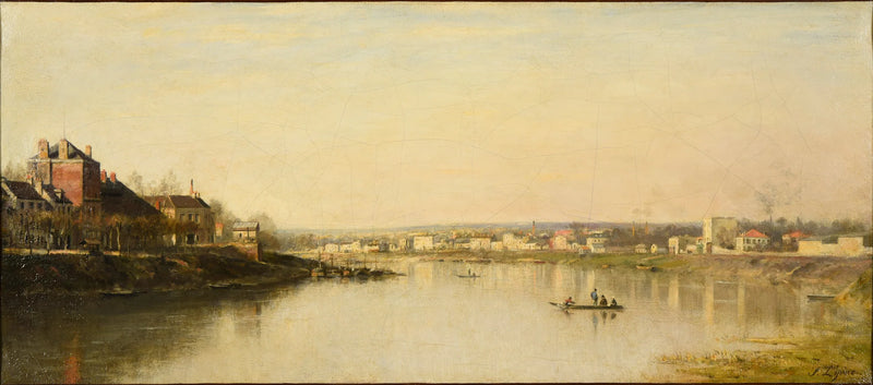 Seinen framför Saint-Denis - Stanislas Lépine