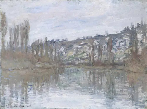 Seine nedströms Vétheuil - Claude Monet