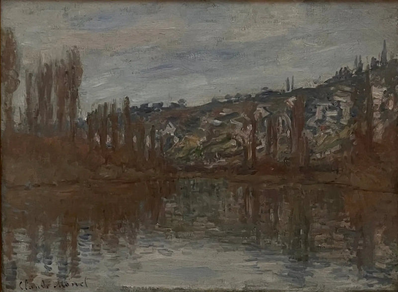 Seine nedströms Vétheuil - Claude Monet