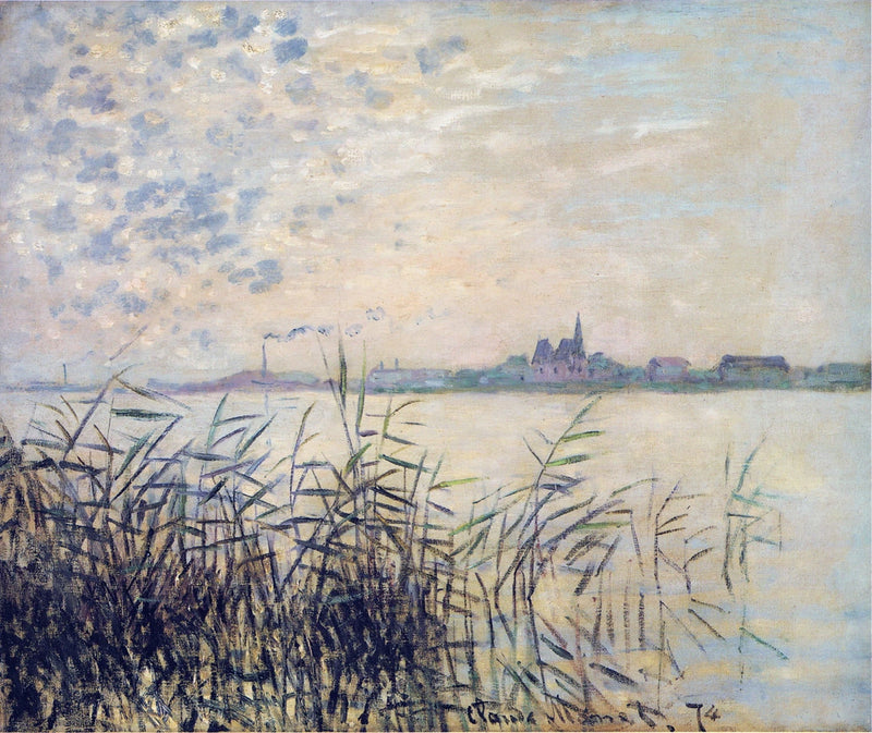 Seine nära Argenteuil W327 - Claude Monet