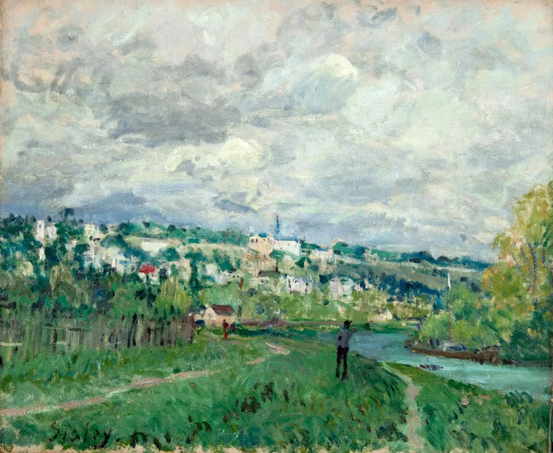 Seine nära Saint-Cloud - Alfred Sisley